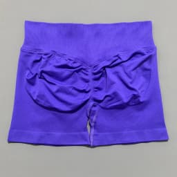 HISTELLO Sports Shorts Low Waist Solid Color Seamless Butt Lifting High Stretch Breathable Yoga Gym Fitness Workout Shorts