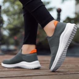 Men Running Walking Knit Shoes Fashion Casual Men Sneakers Breathable Sport Athletic Gym Lightweight Running Shoes