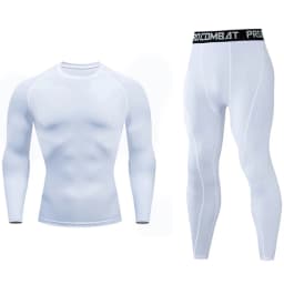 Men's Running Set Gym Jogging Thermo underwear xxxxl Second skin Compression Fitness MMA rashgard Male Quick dry Track suit