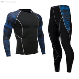 Men's Running Set Gym Jogging Thermo underwear xxxxl Second skin Compression Fitness MMA rashgard Male Quick dry Track suit