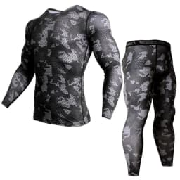 Men's Running Set Gym Jogging Thermo underwear xxxxl Second skin Compression Fitness MMA rashgard Male Quick dry Track suit