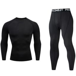 Men's Running Set Gym Jogging Thermo underwear xxxxl Second skin Compression Fitness MMA rashgard Male Quick dry Track suit