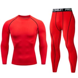 Men's Running Set Gym Jogging Thermo underwear xxxxl Second skin Compression Fitness MMA rashgard Male Quick dry Track suit