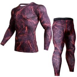 Men's Running Set Gym Jogging Thermo underwear xxxxl Second skin Compression Fitness MMA rashgard Male Quick dry Track suit