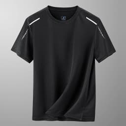 YJKVUR 2026 Summer Men’s Quick Dry Moisture Wicking Crew Neck T Shirts Mesh Athletic Running Gym Workout Short Sleeve Tee Tops