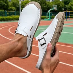 Men's Spring and Autumn Outdoor Casual Baotou Shoes Non Slip Slippers Fashion Soft Soled Women's Sandals Suede Leather Slippers