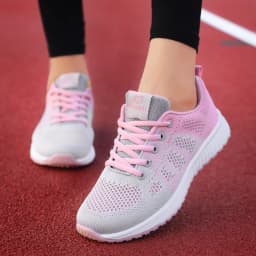 Women Sport Shoes Fashion Platform Sneakers Ladies Spring Summer Flats Running Shoes for Women Casual Shoes Mesh Jogging Tennis