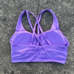 Solid Color Women Cross Back Soft Fitness Sports Bra Top Gym Yoga Underwear Tight Workout With Chest Pad Shoulder Strap Training