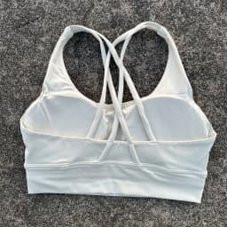 Solid Color Women Cross Back Soft Fitness Sports Bra Top Gym Yoga Underwear Tight Workout With Chest Pad Shoulder Strap Training