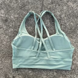 Solid Color Women Cross Back Soft Fitness Sports Bra Top Gym Yoga Underwear Tight Workout With Chest Pad Shoulder Strap Training