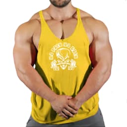 New Hot Sale Mens Printed Tank Top Breathable Cool Vest Running Shirt Cotton Tees Bodybuilding Singlet Fitness Sleeveless Gym