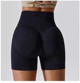 CZGUKE Women's Shorts for Cycling Jogging Fitness Sports Seamless High-Waisted Hip-Lifting Gym Shorts Tight Yoga Clothing