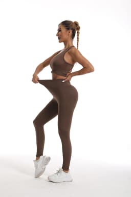 Women's Tracksuit Fitness Suit Yoga Sets Sportswear Workout Sports Bra+High Waist Leggings Gym Clothing Seamless Sports Suits