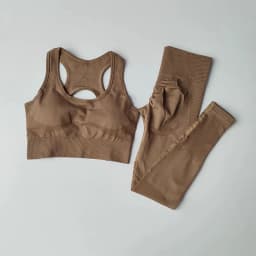 Women's Tracksuit Fitness Suit Yoga Sets Sportswear Workout Sports Bra+High Waist Leggings Gym Clothing Seamless Sports Suits