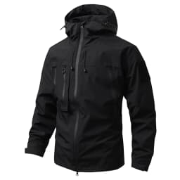 CHRLCK Men's Waterproof Running Jacket Caramel Women Windproof Windbreaker Hiking Camping Cycling Trekking Jogging Jackets