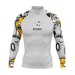 Men's Rash Guards Surfing Diving Suit Swimwear Long Sleeve T-shirt UV Protection Swimsuit Swimming Surf Tight Shirts Gym Clothes