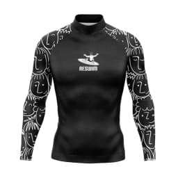Men's Rash Guards Surfing Diving Suit Swimwear Long Sleeve T-shirt UV Protection Swimsuit Swimming Surf Tight Shirts Gym Clothes