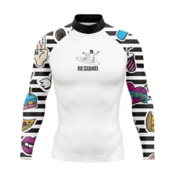 Men's Rash Guards Surfing Diving Suit Swimwear Long Sleeve T-shirt UV Protection Swimsuit Swimming Surf Tight Shirts Gym Clothes