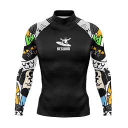 Men's Rash Guards Surfing Diving Suit Swimwear Long Sleeve T-shirt UV Protection Swimsuit Swimming Surf Tight Shirts Gym Clothes