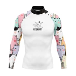 Men's Rash Guards Surfing Diving Suit Swimwear Long Sleeve T-shirt UV Protection Swimsuit Swimming Surf Tight Shirts Gym Clothes