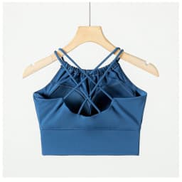 Women Back Cross Sports Bra Yoga Bra Anti-sweat Fitness Top Shockproof Gym Crop Top Push Up Sport Bra Gym Workout Top Female