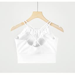 Women Back Cross Sports Bra Yoga Bra Anti-sweat Fitness Top Shockproof Gym Crop Top Push Up Sport Bra Gym Workout Top Female