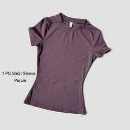 Women's Sports Yoga Set Seamless Knitted Fitness Gym Clothes Sportswear Short Sleeve Crop Top Tracksuits Gym Short Leggings