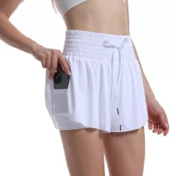 Women Flowy Shorts High Waisted Running Tennis Skirt Skort Golf Workout Yoga Athletic Spandex Cheer Butterfly Shorts Casual Wear