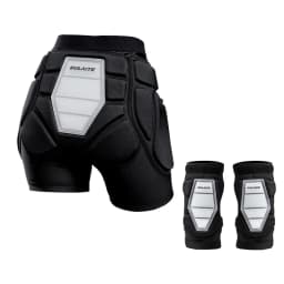 3D Protective Padded Shorts Butt Pad Shorts EVA Silicone Gear Guard With Knee Pads for Cycling Snowboarding Skating
