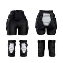3D Protective Padded Shorts Butt Pad Shorts EVA Silicone Gear Guard With Knee Pads for Cycling Snowboarding Skating