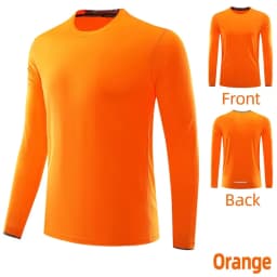 Men Running Sport Shirts Tops Long Sleeve Plus Size Tees Dry Fit Breathable Training Clothes Gym Sportswear Fitness Sweatshirts