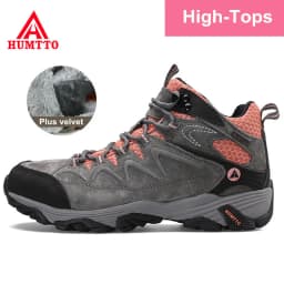 HUMTTO Waterproof Sneakers for Men Hiking Shoes Leather Trekking Boots Women Camping Hunting Mens Mountain Tactical Ankle Boots