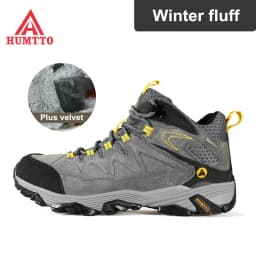 HUMTTO Waterproof Sneakers for Men Hiking Shoes Leather Trekking Boots Women Camping Hunting Mens Mountain Tactical Ankle Boots