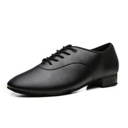 Discount New High Quality White Black PU Leather Men's Ballroom Dance Shoes/ Salsa Tango Dance Shoes/ Latin Dance Shoes Men