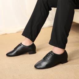 Discount New High Quality White Black PU Leather Men's Ballroom Dance Shoes/ Salsa Tango Dance Shoes/ Latin Dance Shoes Men