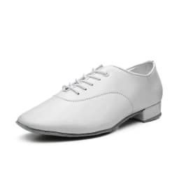 Discount New High Quality White Black PU Leather Men's Ballroom Dance Shoes/ Salsa Tango Dance Shoes/ Latin Dance Shoes Men