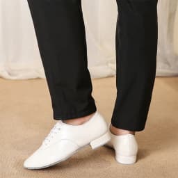Discount New High Quality White Black PU Leather Men's Ballroom Dance Shoes/ Salsa Tango Dance Shoes/ Latin Dance Shoes Men