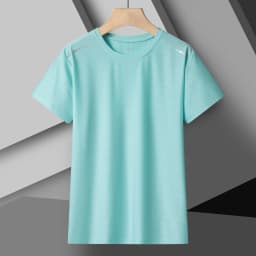 Women Running T-Shirt Reflective High Elastic Breathable Running Sports T-Shirt Summer Quick-Drying Ice Silk Cool Short Sleeves