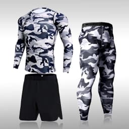 Men's Compression Sport Suits Gym Tights Training Clothes Workout Jogging Set Running Rashguard Tracksuit Sportswear For Men