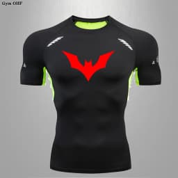 Compression T Shirt Man Quick Dry Running Gym Fitness Tight Sportswear Summer Breathable Spider Short Sleeve T Shirt Men 2099