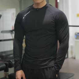 Men's Fitness Sports T-shirt Running Compression Tops Muscle Fit Shirts Long Sleeve Sweatshirt Jogging Breathable Activewear