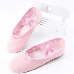 Girls Ballet Shoes for Woman Ballerina Shoes Ballet Flats Women Canvas Soft Sole Dance Slippers Children Practise Dance Shoes
