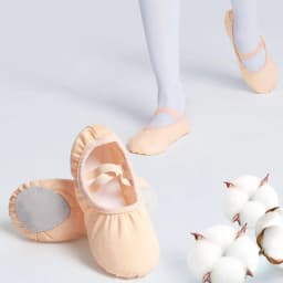 Girls Ballet Shoes for Woman Ballerina Shoes Ballet Flats Women Canvas Soft Sole Dance Slippers Children Practise Dance Shoes