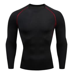 Men's Long Sleeves T-shirt Fitness Sportswear Spring Autumn Athletic Quick Dry T-shirt Gym Running Sports Outdoor Tops for Men