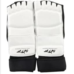 1Set Taekwondo Leather Foot Gloves Sparring Karate Ankle Protector Guard Gear Boxing Martial Arts Sock Kid