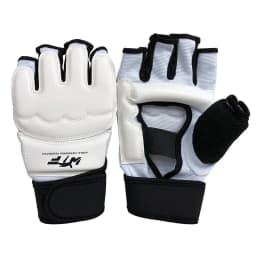 1Set Taekwondo Leather Foot Gloves Sparring Karate Ankle Protector Guard Gear Boxing Martial Arts Sock Kid