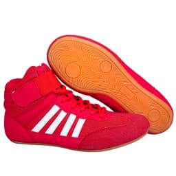 GINGPAI Wrestling Shoes Professional Boxing Shoes Men's Training Shoes Tendon Bottom Artificial Leather Sports Shoes Breathable