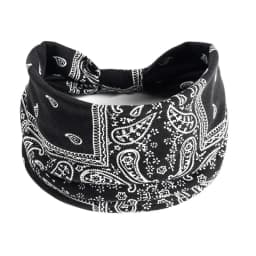 Wide Printed Bandanas Hairbands Boho Knot Turbans Yoga Elastic Head Wrap Women Headband Headwear Fashion Hair Band Accessories
