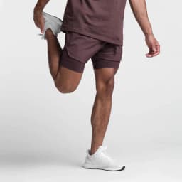 2025 new BreathableDouble layersport  shorts Gyms Fitness Bodybuilding Workout Quick Dry Beach 2 In 1 Shorts Male Running shorts
