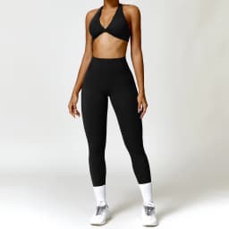 Women Seamless Yoga Set 2PCS Gym Workout Clothes for Female Push Up Bra High Waist Leggings Sexy Fitness Sportswear Sports Suits